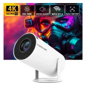Home Cinema 4K WiFi6 Projector Tree & shadow